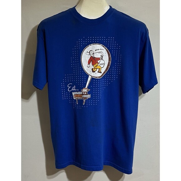 Sonic Burgers Restaurant Americas Best Drive Inn Blue Large Graphic Print LN - Picture 1 of 9